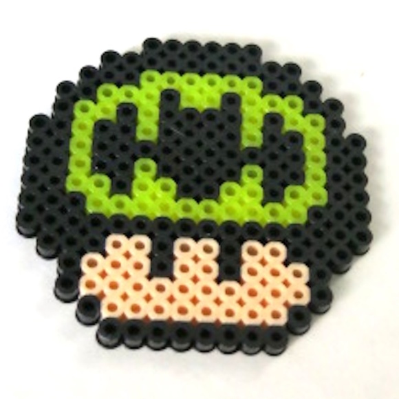 Perler Beads Batman Mushroom Heads Magnet - Picture 2 of 3